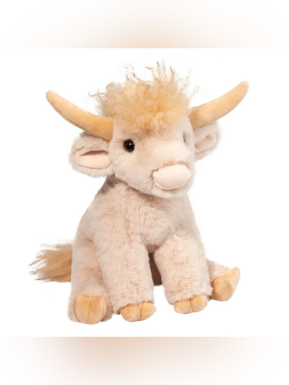 Douglas Laddie Plush Beige Highland Cow Stuffed Animal